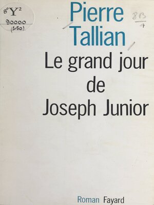 cover image of Le grand jour de Joseph Junior